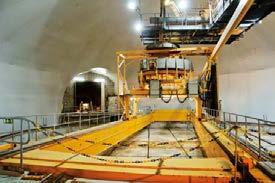 1BTF 2BTF 1BLA 1BMA Silo Vy över ovanmarksdelen SFR under mark Bergssal för medelaktivt