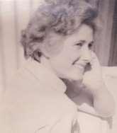 Min mamma Inga-Britt. Hon arbetade ett tag på Andelsslakteriet, på Rådmansgatan i Sala.