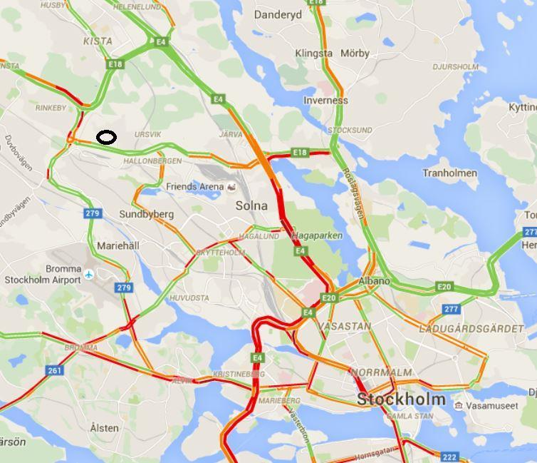 2.6.1 Trängsel på vägnätet För biltrafiken är trängsel på vägnätet en återhållande faktor för färdmedelsval.