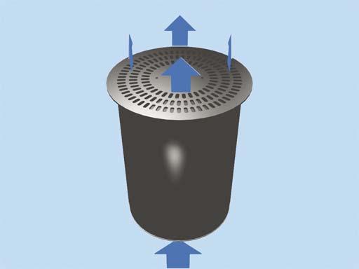 Funktion BCF-gradängdon är konstruerat för användning i luftdistributionssystem under golvet. Luften tillförs ruet genom frontplåten med låg hastighet och blandar sig med rumsluften.