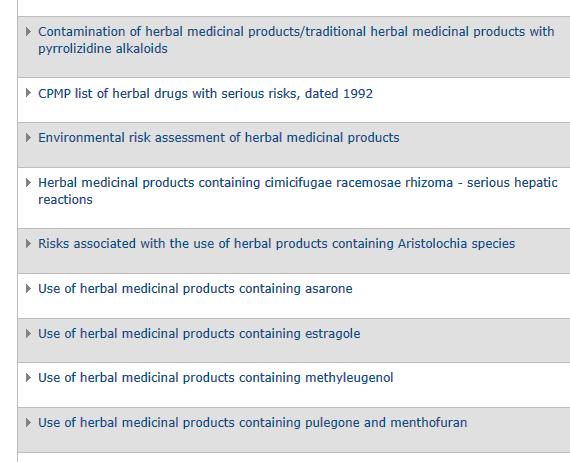 5 Säkerhetsvärderingar gällande toxiska substanser i växtmaterial Pyrrolizidinalkaloider (PA) Ca 600 olika pyrrolizidinalkaloider (PA) kända idag Akut