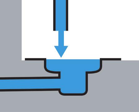 (se bild 1) På baksidan av automatiken finns också en vinkel för anslutning av 13 mm slang för spolvatten. (se bild 2) 3.