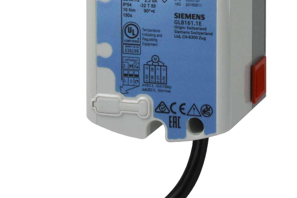styrning Nominellt vridmoment 10 Nm Matningsspänning AC 24 V ~ / DC 24 48 V eller AC 100 240 V ~