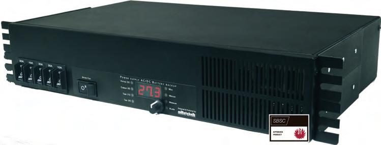 RACK är utrutad med truckhandke för anlutning av batterihylla BS-Medium 24 V eller batterihylla BS-Large 24 V. RACK erbjuder hög driftäkerhet och hög verkninggrad, (85%).