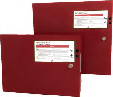 EN54 MX Primärwitchade 24 V batteribackuper upp till 4 A EN54 MX är EN54-4 & EN12101-10 (rökluckor) godkända batteribackuper om vi har valt att ditribuera på den nordika äkerhetmarknaden.