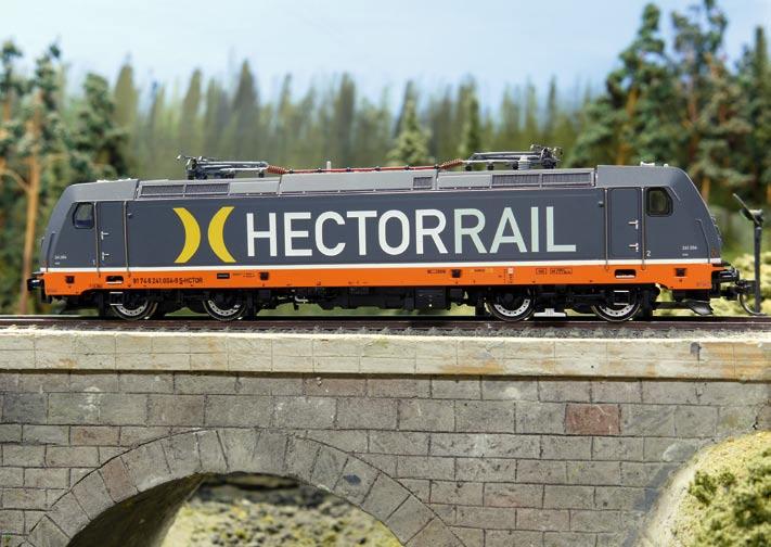 Här står Rocos modell av Hector Rail 241 på SMJs bana och låter. Just det hör du inte här i MJ-magasinet men om du följer med i artikeln så får du snart höra det i ditt eget lok!