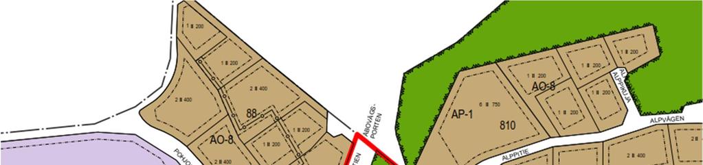 Norra Heikelvägen 23 25, Ak 228 7.3.2019 3(11) 1.2.3 Utvecklingsbilden för markanvändning och boende 2015 1.2.4 Detaljplanen Planområdet förs fram i Grankullas utvecklingsbild för markanvändning och boende 2015, som godkändes av fullmäktige 21.