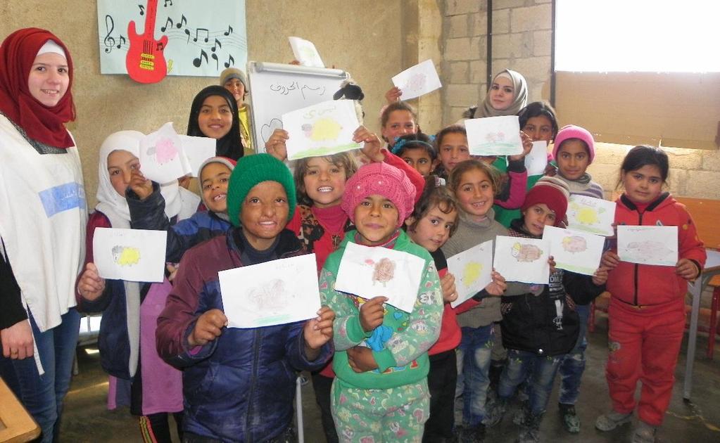Tack för ert stöd till barn och unga i Syrien!