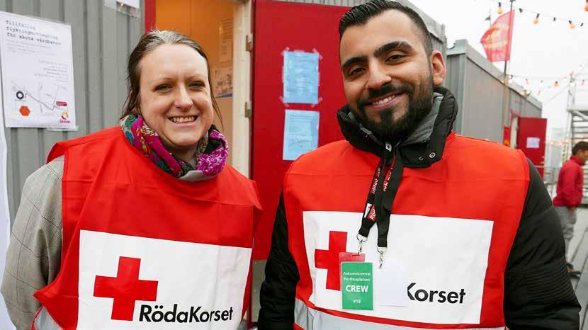 32 Välkommen som rödakorsare TACK! VILL DU OCKSÅ HA ETT ÖPPET OCH VÄLKOMNANDE SAMHÄLLE? Personligt engagemang är själva livsnerven i Röda Korset.