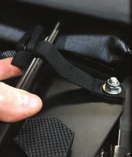 TIP: Make sure the rubber gasket at the top of the windshield is correctly sealed against the