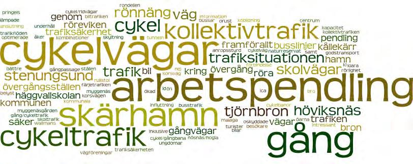 Inledning En viktig del av Tjörns kommuns arbete med kommunal trafikstrategi är att involvera befolkning och verksamma i en bred dialogprocess.