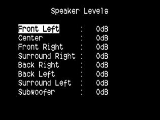 HUR DU ANVÄNDER T 785 SETUP MENY HÖGTALAR KONFIGURATION (SPEAKER CONFIGURATION) Varje surroundsystem behöver bass-management för att dirigera lågfrekvensinnehållet från några eller alla kanalerna