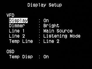 HUR DU ANVÄNDER T 785 SETUP MENY DTS - ES MATRIX 6.1 I detta formatet kodas den bakre surroundkanalen in i den högra och den vänstra surroundkanalerna.