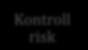 6 Riskbedömning per konto Den andra bedömningen inför avgörandet av granskningsarbete som ska utföras är riskbedömning per konto. Enligt Carrington (2010) och Porter et al.