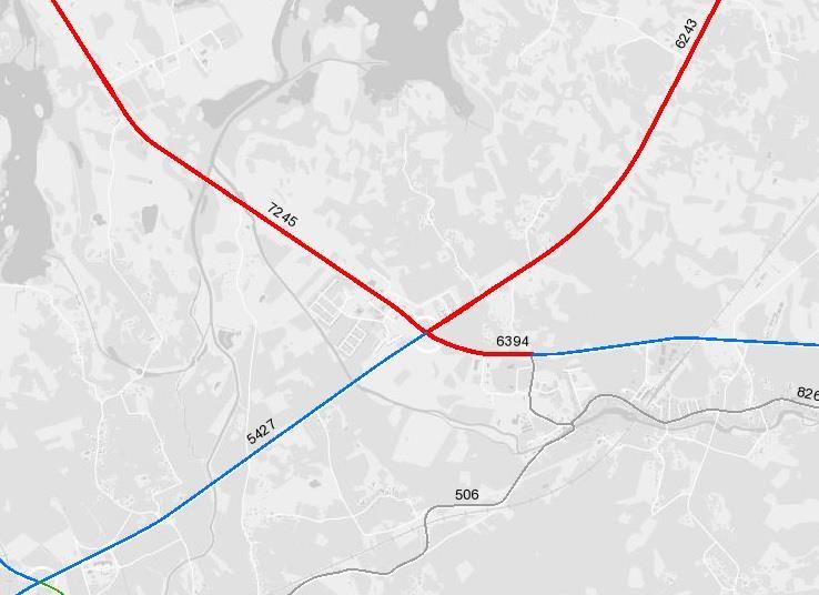 1-10 det befintliga industriområdet sköts via kommunala gator. Till området finns en befintlig cykelväg. Bild 7. På bilden visas den dagliga medeltrafikmängden på de olika vägarna.