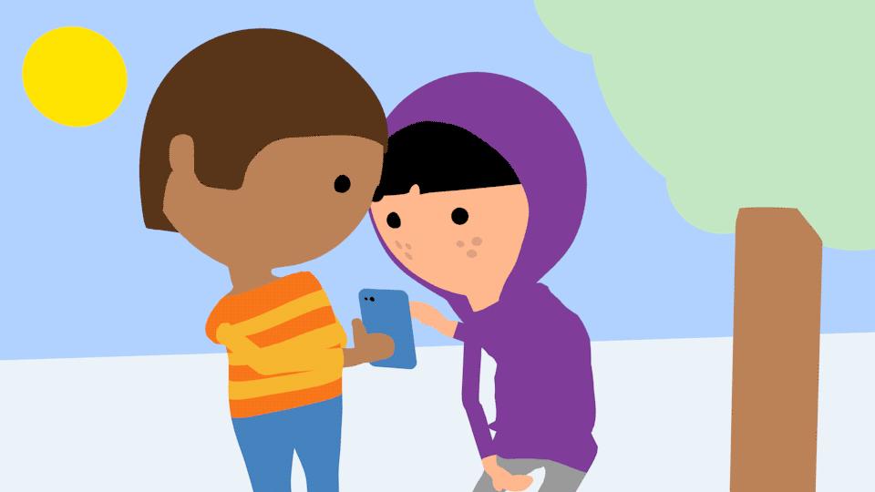Lektionen handlar om ansvarsfull användning av digitala medier.