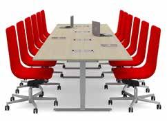 BORDSERIE MEETING Thules bordsserie Meeting innehåller bordslösningar som passar utmärkt i olika mötesmiljöer, exempelvis konferens och utbildning, men även i samvaron eller fiket.