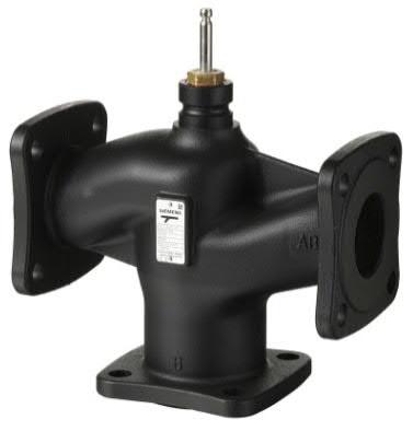 . Högeffektiva ventiler för medietemperaturer från 10 150 C Ventilhus av gjutjärn ENGJL250 DN 15...150 k vs 1,6 400 m 3 /h Flänstyp 21, flänsform B VVF42.
