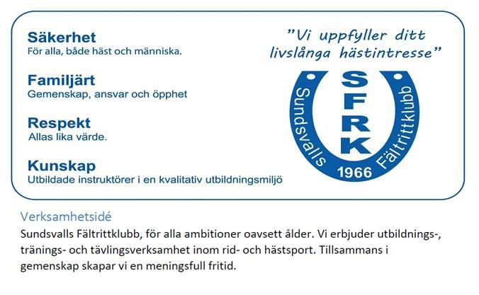 Beslut om ny anläggning eller ombyggnad, flera spännande tävlingar att se fram emot, nya