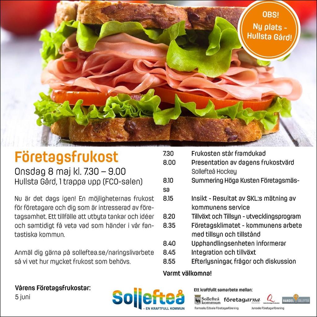 Välkommen till företagsfrukost