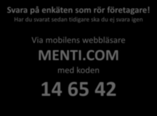 ska du ej svara igen
