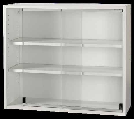 Hyllor Våra överskåp levereras som standard med två hyllor som är flyttbara.