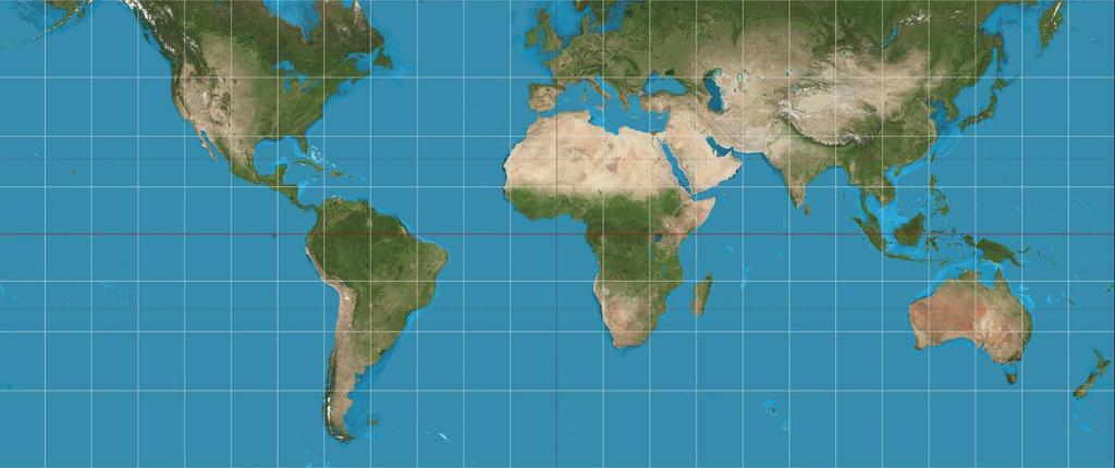 Världskarta (Mercator) II.IRU IU.LSZ IU.