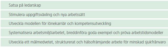 Fokusområden: Västra Götalandsregionen ska kunna rekrytera