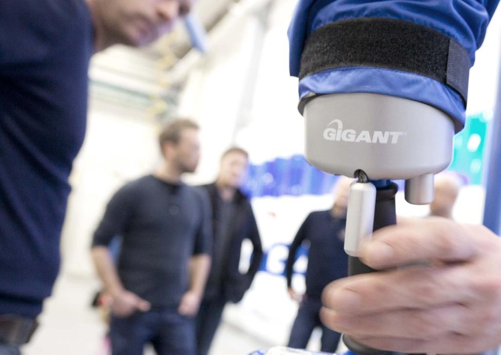 GIGANT ACADEMY GIGANT ACADEMY UTBILDNING I VERKLIG MILJÖ Rätt utrustning och produktionsplanering är grunden, men det är också användaren i vardagen som avgör resultatet.