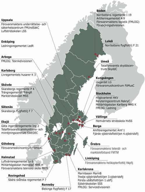 Sida 30 (72) Produktion och grundorganisation Personal, materiel, anläggningar, mark och lokaler är de resurser som används för produktionen. Resurserna finns normalt i grundorganisationen.