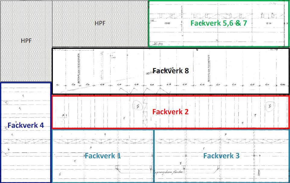 3 av 6 Delplan över Porslinsfabriken. Antikvarisk bedömning Gustavsberg är ett område av riksintresse, som är kulturhistoriskt värdefullt.