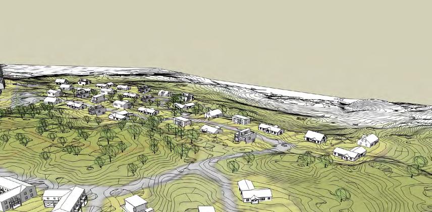 I övrigt omges bostaskvarteren av naturmark som ger stora möjligheter för lek och rekreation.
