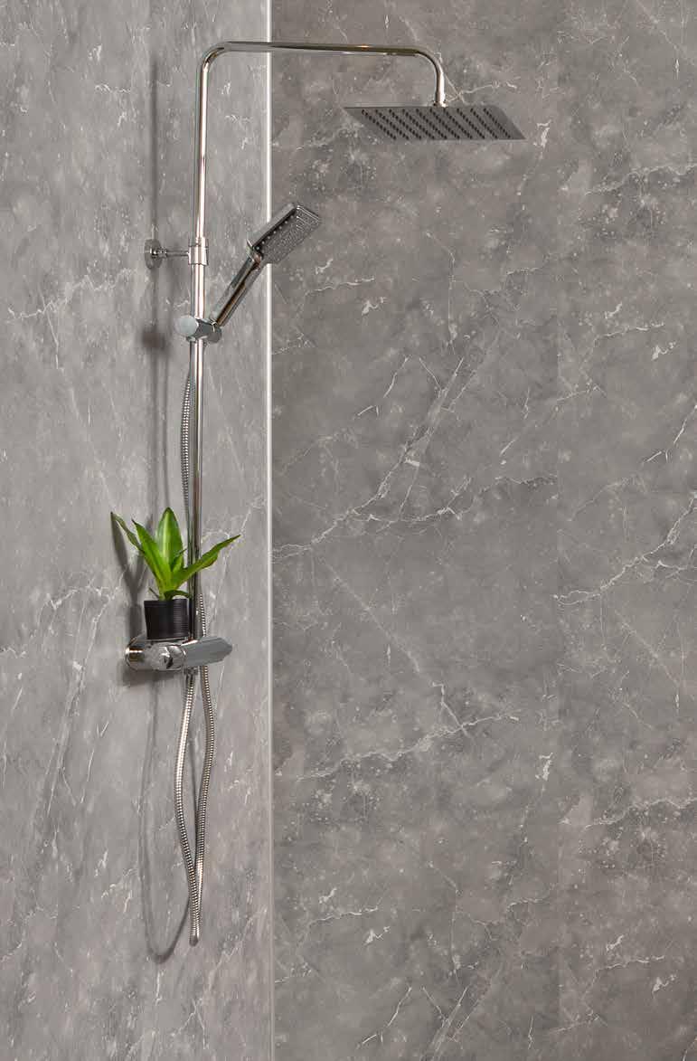 Fibo Marcato 2279 S SILVER GREY MARBLE M00 = Lagersortiment, 3-5 leveransdagar Fibo Kollektion: Marcato - Modern marmor Fibo Marcato Dekorurval