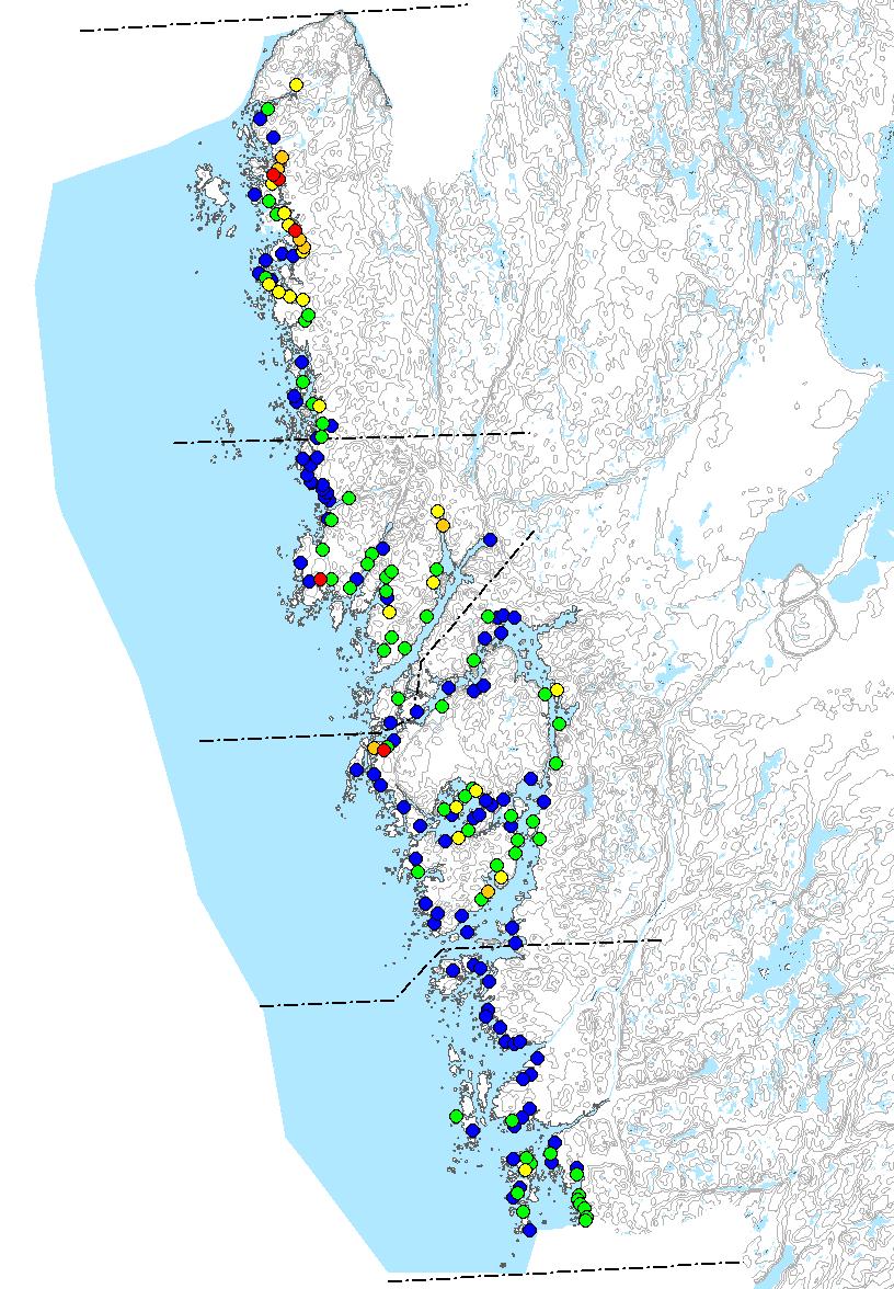 Region 1 HydroGIS AB 2009 Region 2 Region 3 Täckningsgrad 76-100 % 51-75 % 26-50