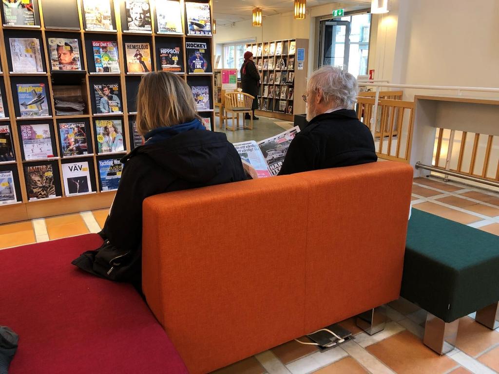 Uppsala stadsbibliotek. Foto: Elisabet Rundqvist. Om statistiken För femte året i rad redovisas en samlad nationell statistik över de offentligt finansierade biblioteken i Sverige.