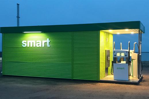 dotterbolag runtom i södra Sverige Import, lagring och trading med bränslen som försäljs till egna dotterbolag samt återförsäljare Smart tankstation Helt automatiserad, går