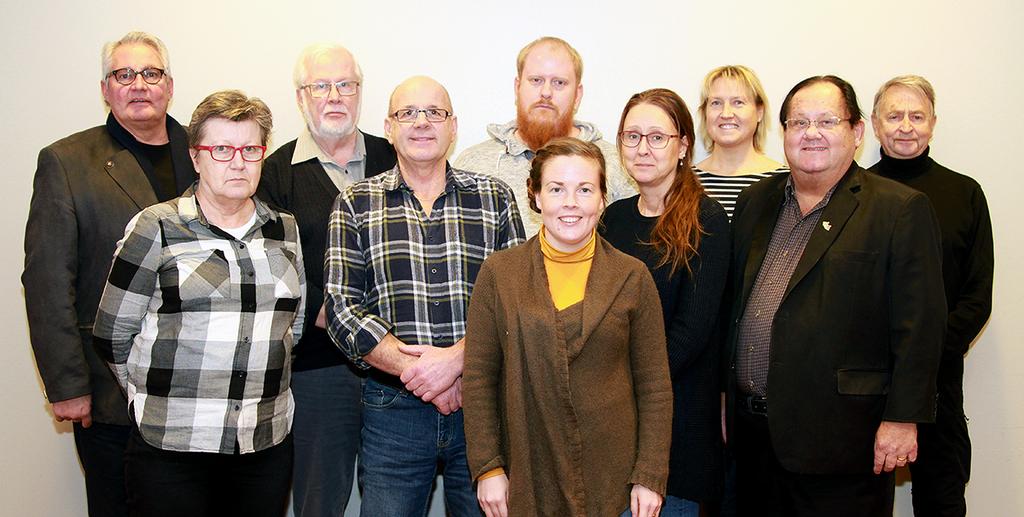 Vår förbundsdirektion 2018 Från bakre raden och framåt; Göran Bergström, Kjell Svantesson, Andreas Köhler, Elise Ryder Wikén, Sune Halvarsson, Elisabet Öhrnell, Göran Nilsson, Stina Kimselius, Ulf