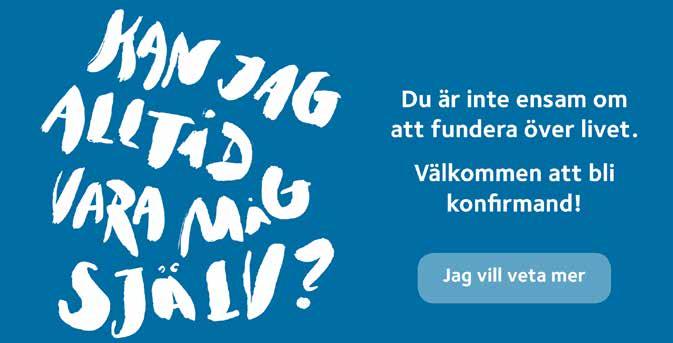 Även för dig som är äldre finns det möjlighet. kon- firma- tion appen kyrkguiden hjälper dig hitta till Svenska kyrkan med mobiltelefonen.