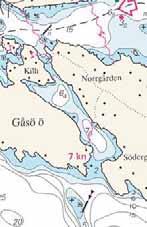 19 4 * 1684 Sjökort/Chart: 6145 Sverige. Norra Östersjön. Stockholms skärgård. SO om Saltsjöbaden. Gåsön. Ändrade djupförhållanden.