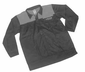 De kleding moet goed zitten, en mag uw bewegingsvrijheid niet beperken. Draag niet te wijde, beschermende kleding. Het beschermende jack (fig. 1) en de broek (fig. 2) zijn hiervoor ideaal.