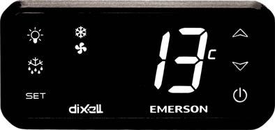 Ändring av temperatur SKÅPET, ÖVRE DEL I fabriken har temperaturen justerats ll +13 C och displayen visar normalt temperaturen i övredel av kylen.