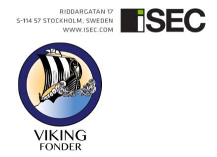 1 ( 5 ) Information till fondandelsägarna i Viking Fonder Sverige Fusion mellan värdepappersfonderna Viking Fonder Sverige och Cicero Focus ISEC Services AB får genom detta brev informera Dig som