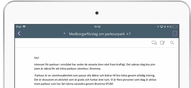 5. Anteckningar Funktionerna för att skapa och dela anteckningar i Meetings Plus app gör det enklare att göra sina egna anteckningar för att förbereda sig inför ett möte, men även att samarbeta och