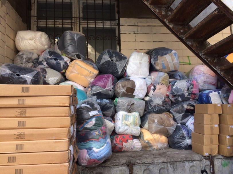 HUMANITÄR HJÄLP I oktober lämnade åter en lastbil Göteryd, fylld med humanitär hjälp som lämnades av i Kiev, Ukraina.