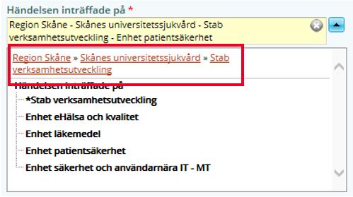 för hantering av avvikelser i systemet AvIC Gäller för: Sida 34