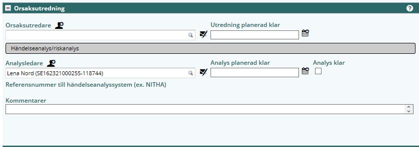 för hantering av avvikelser i systemet AvIC Gäller för: Sida 71 av 82 Observera att avvikelse inte kan avslutas förrän Analysledare är klar med sin del. 4.