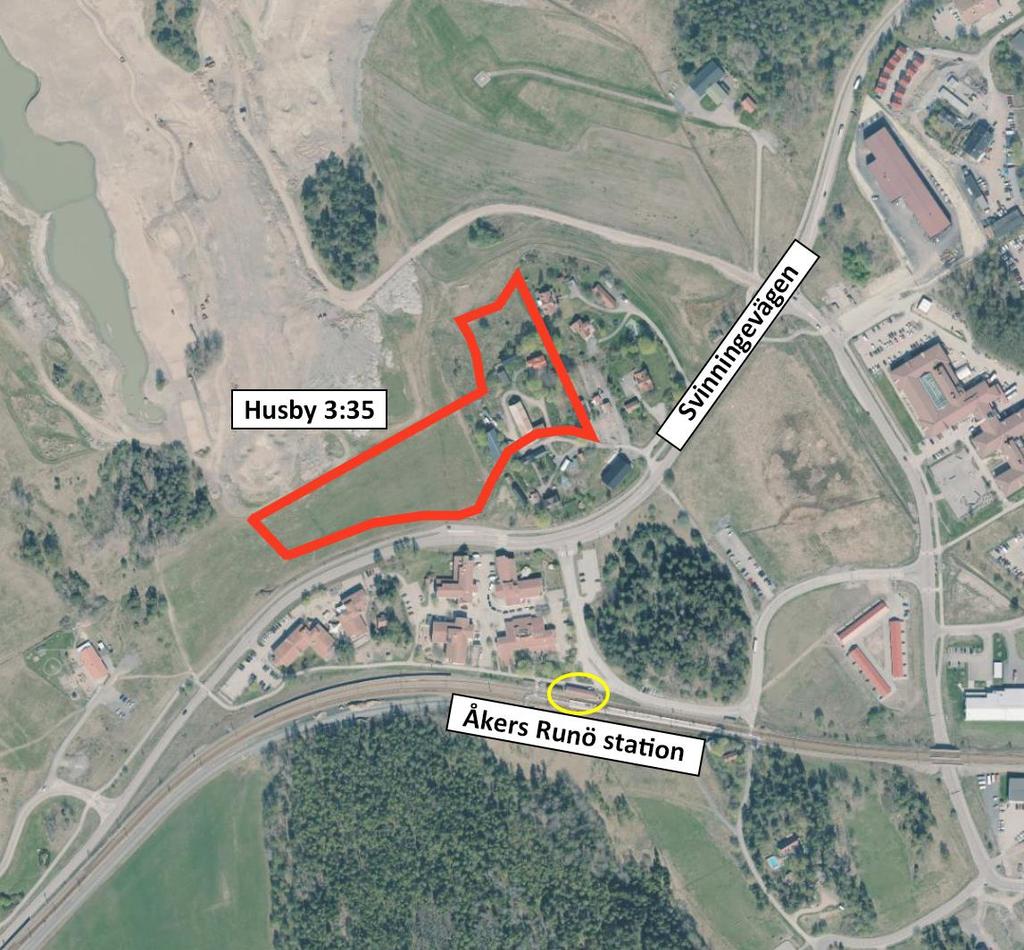 BILAGA 1 1(6) 2019-04-24 Dnr KS 2019/0046 Samhällsbyggnadsförvaltningen Ställningstagande gällande planbesked för Husby 3:35 Följande förslag till ställningstagande avser ansökan om planläggning av