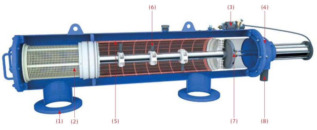 Funktionsbeskrivning Allmänt M100-serien är fullt automatiska filter, ideala att installera på avlägsna och svårtillgängliga platser.