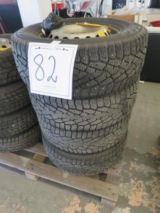 6-bult, 235/65 R16C, dubbade 2844-082