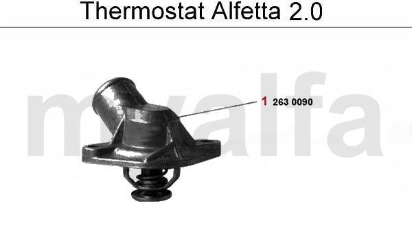 1 2630090 Thermostat 2000 mit